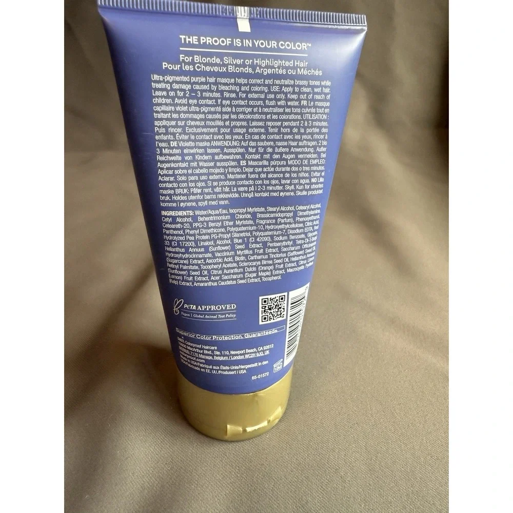 Colorproof Weekly Blonde Masque Treatment Conditioner‎ Highlighted Silver Hair
